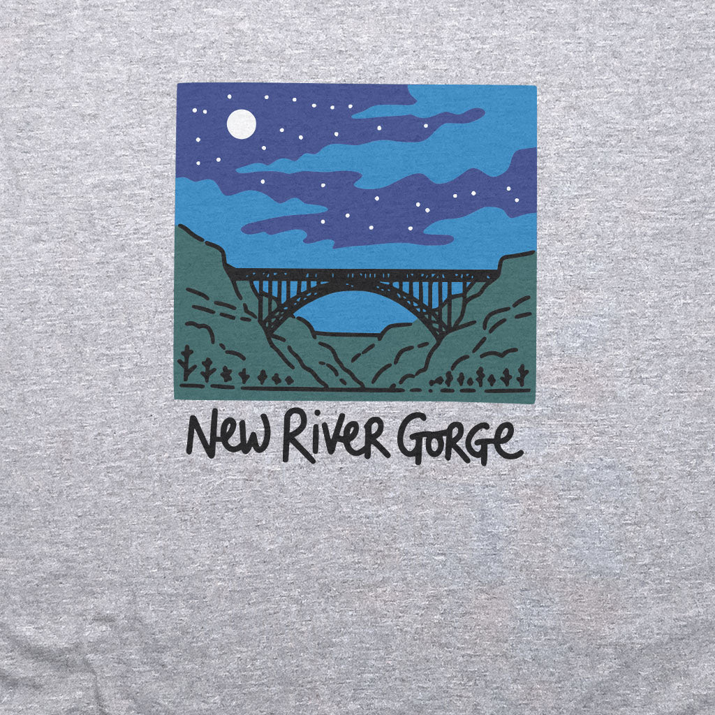 New River Gorge at Night T-Shirt