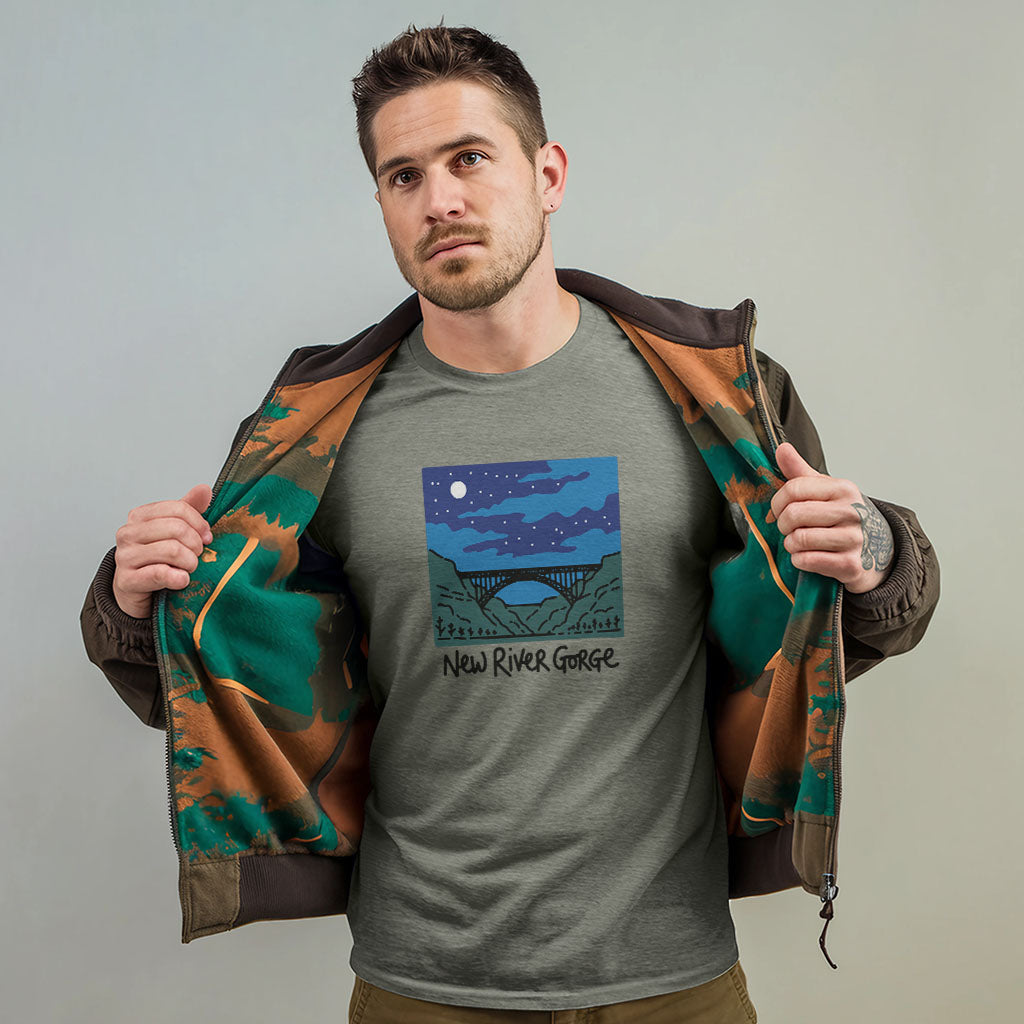 New River Gorge at Night T-Shirt