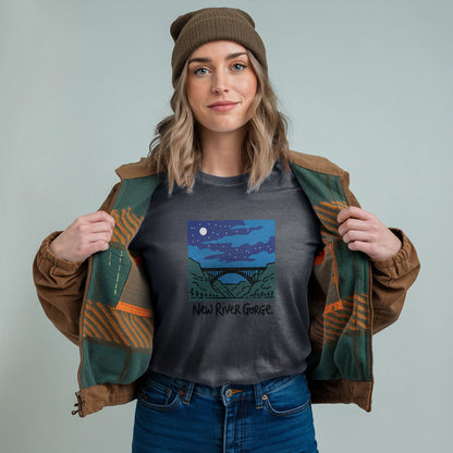 New River Gorge at Night T-Shirt