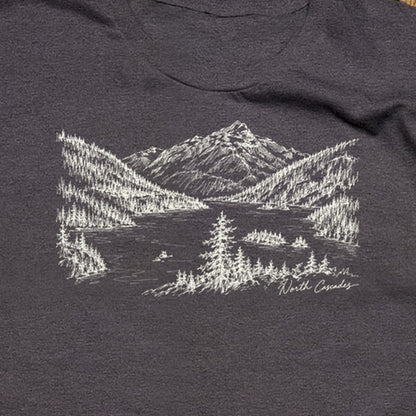 North Cascades Line Drawing T-Shirt