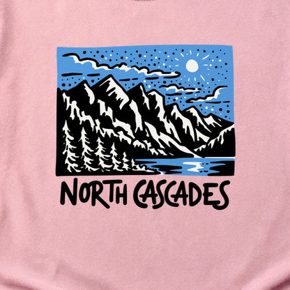 North Cascades at Night Cotton T-Shirt