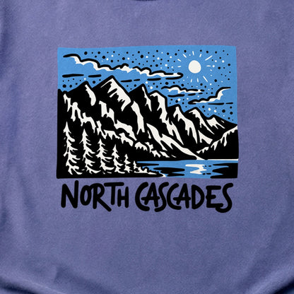 North Cascades at Night Cotton T-Shirt