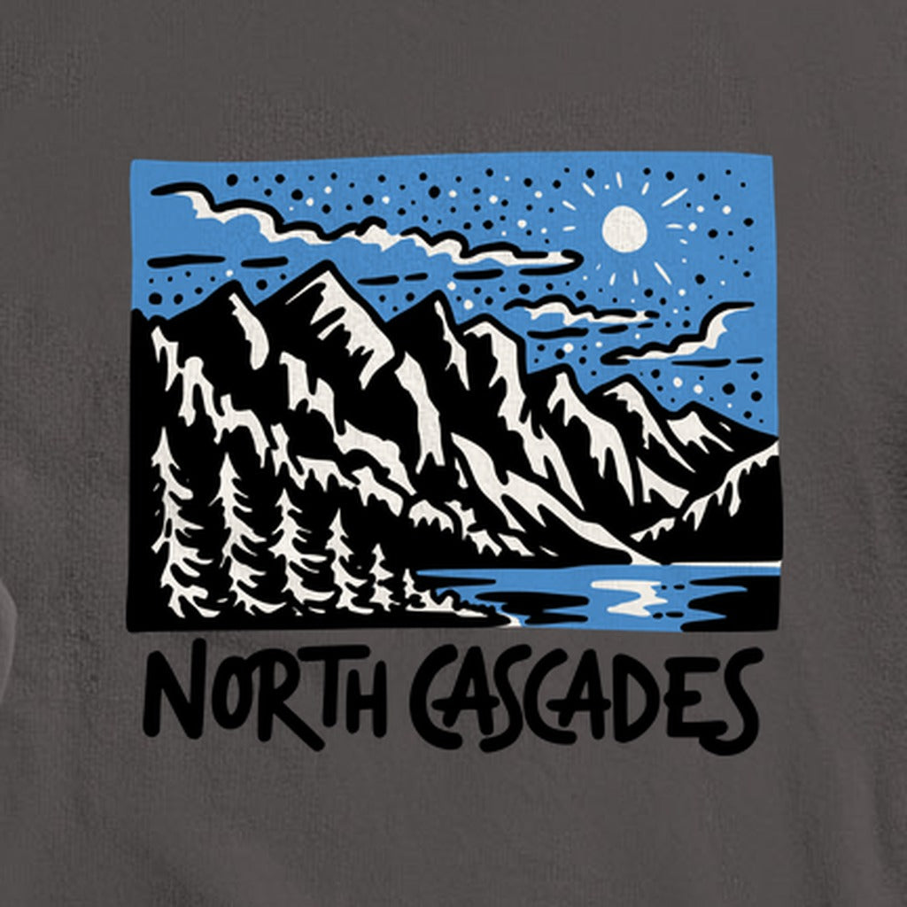 North Cascades at Night Crewneck Sweatshirt