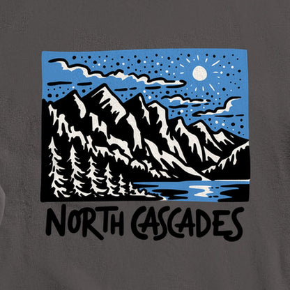 North Cascades at Night Crewneck Sweatshirt
