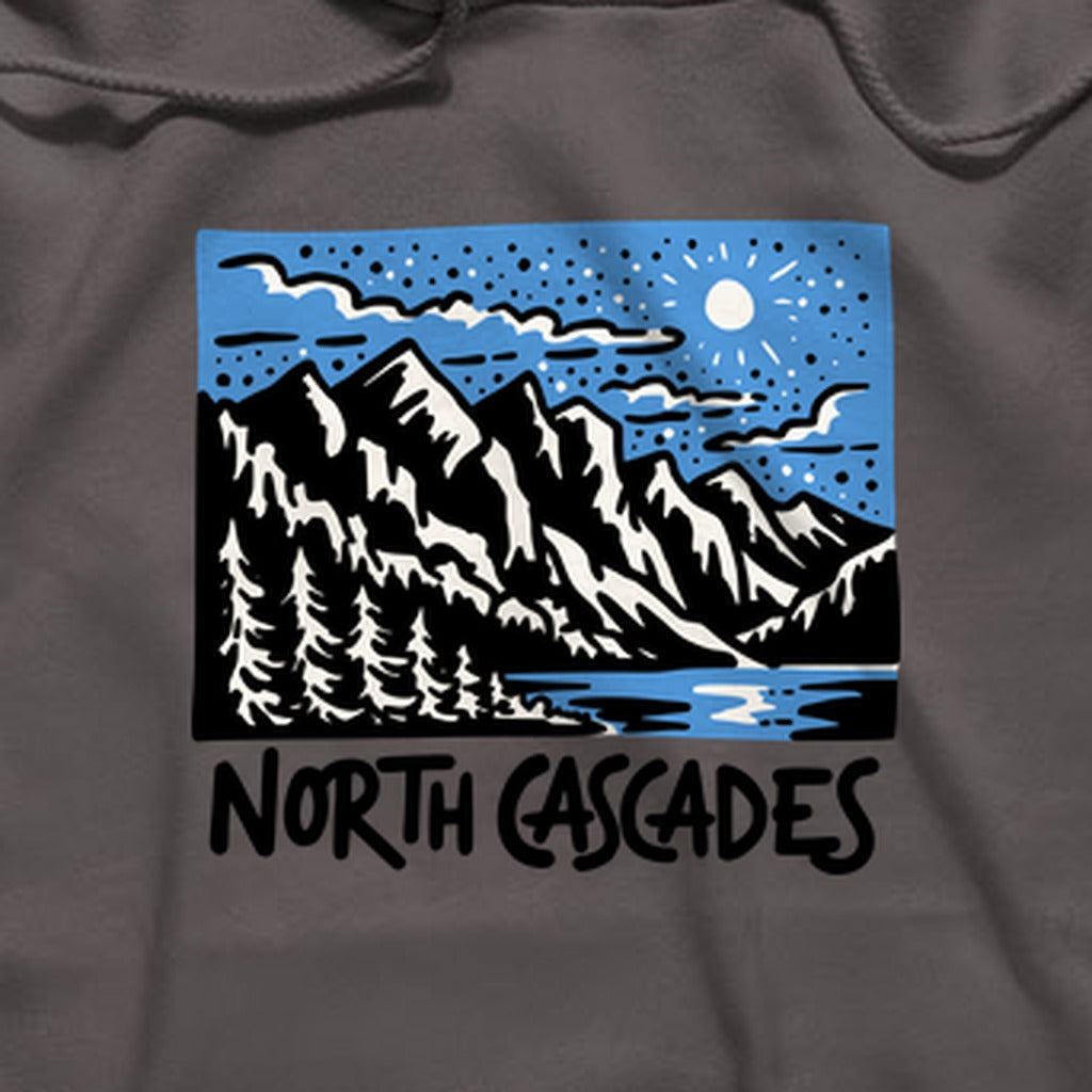 North Cascades at Night Hoodie