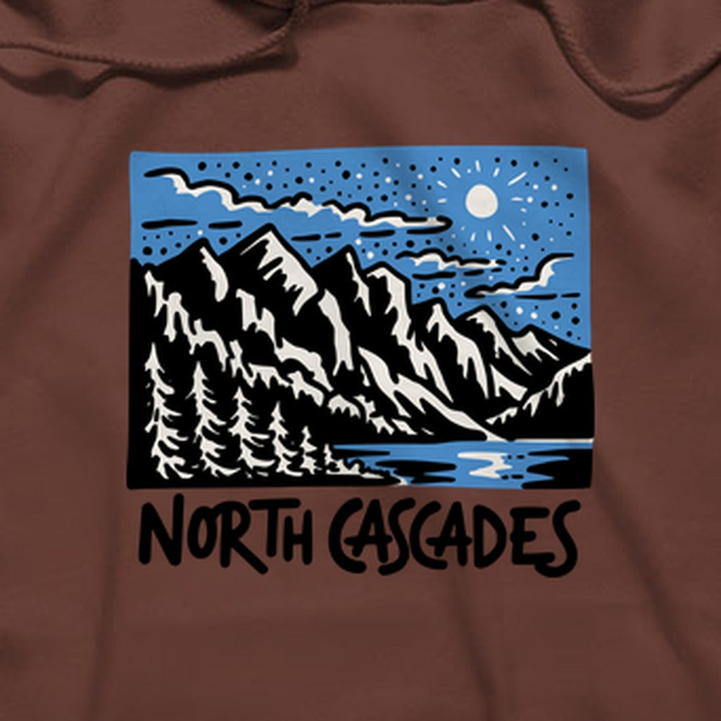 North Cascades at Night Hoodie