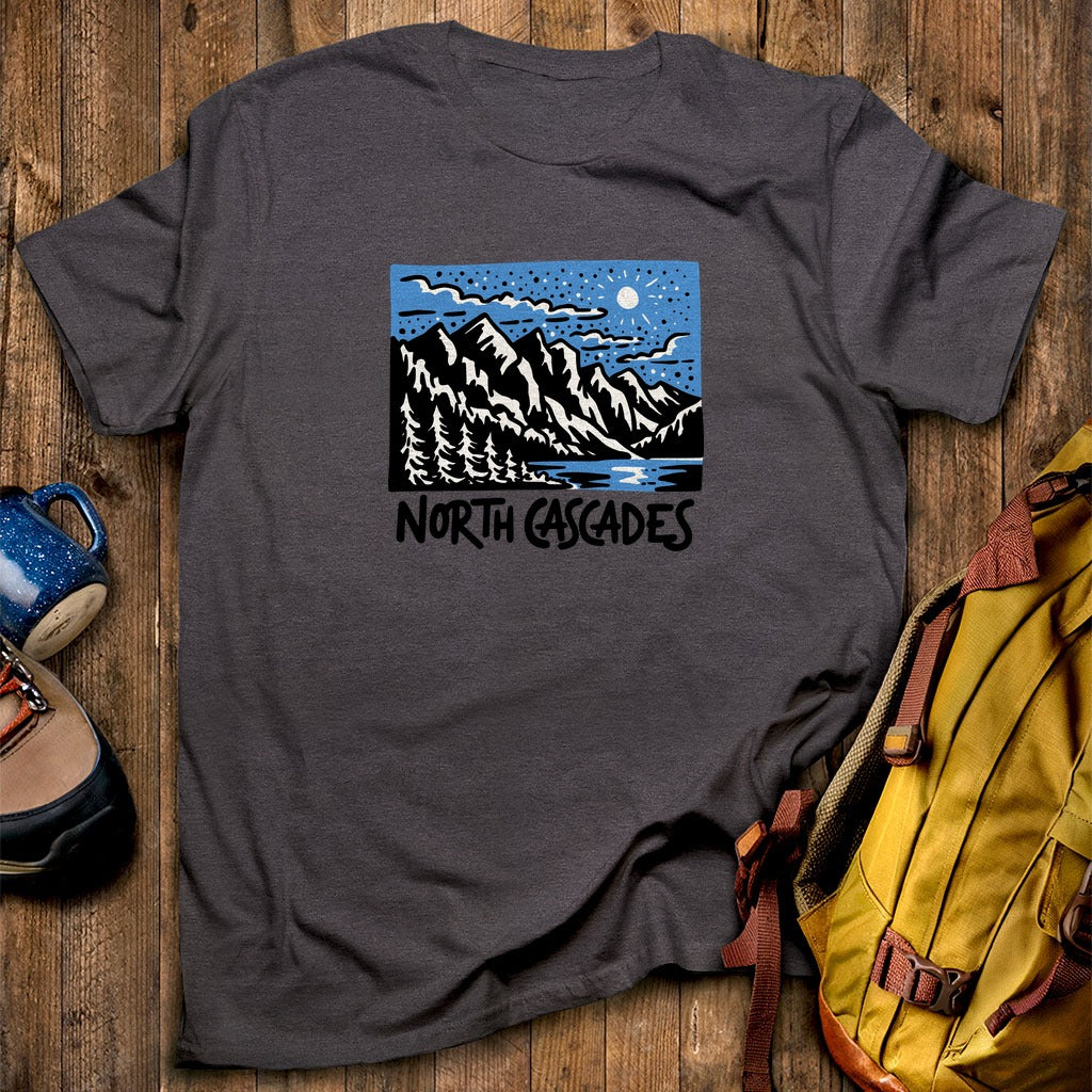 North Cascades at Night T-Shirt