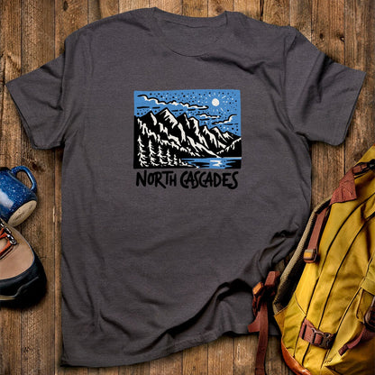 North Cascades at Night T-Shirt