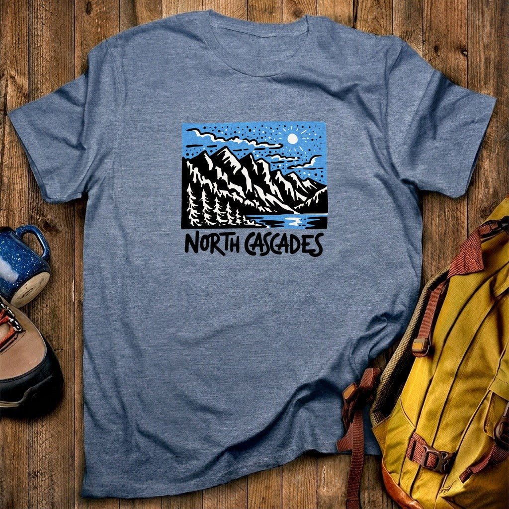 North Cascades at Night T-Shirt