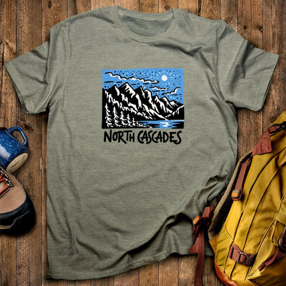 North Cascades at Night T-Shirt