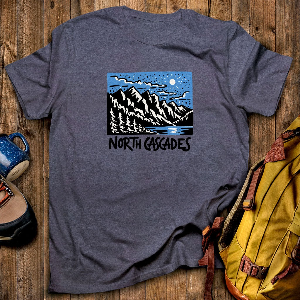 North Cascades at Night T-Shirt