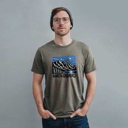 North Cascades at Night T-Shirt