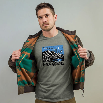 North Cascades at Night T-Shirt