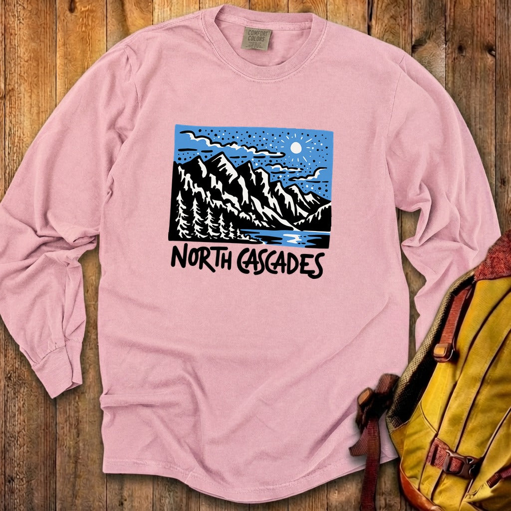 North Cascades at Night Premium Long Sleeve