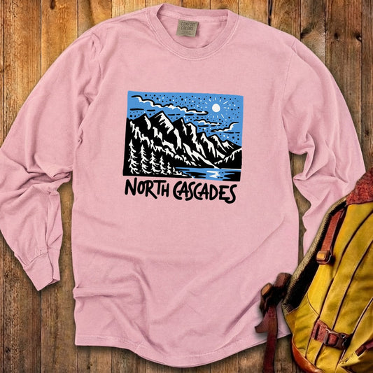 North Cascades at Night Premium Long Sleeve