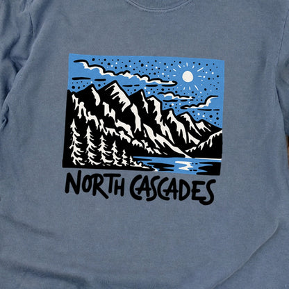 North Cascades at Night Premium Long Sleeve