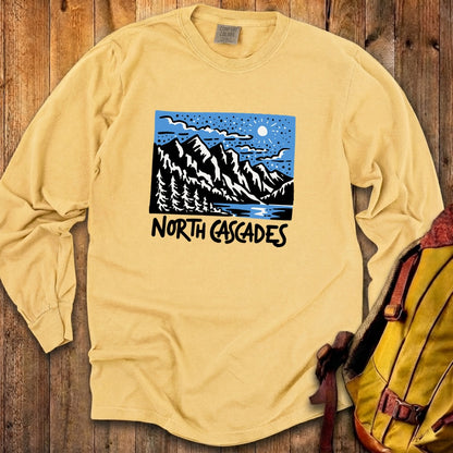 North Cascades at Night Premium Long Sleeve