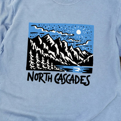 North Cascades at Night Premium Long Sleeve