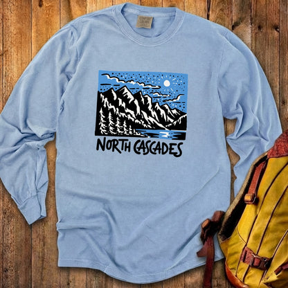 North Cascades at Night Premium Long Sleeve