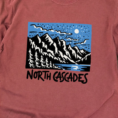 North Cascades at Night Premium Long Sleeve