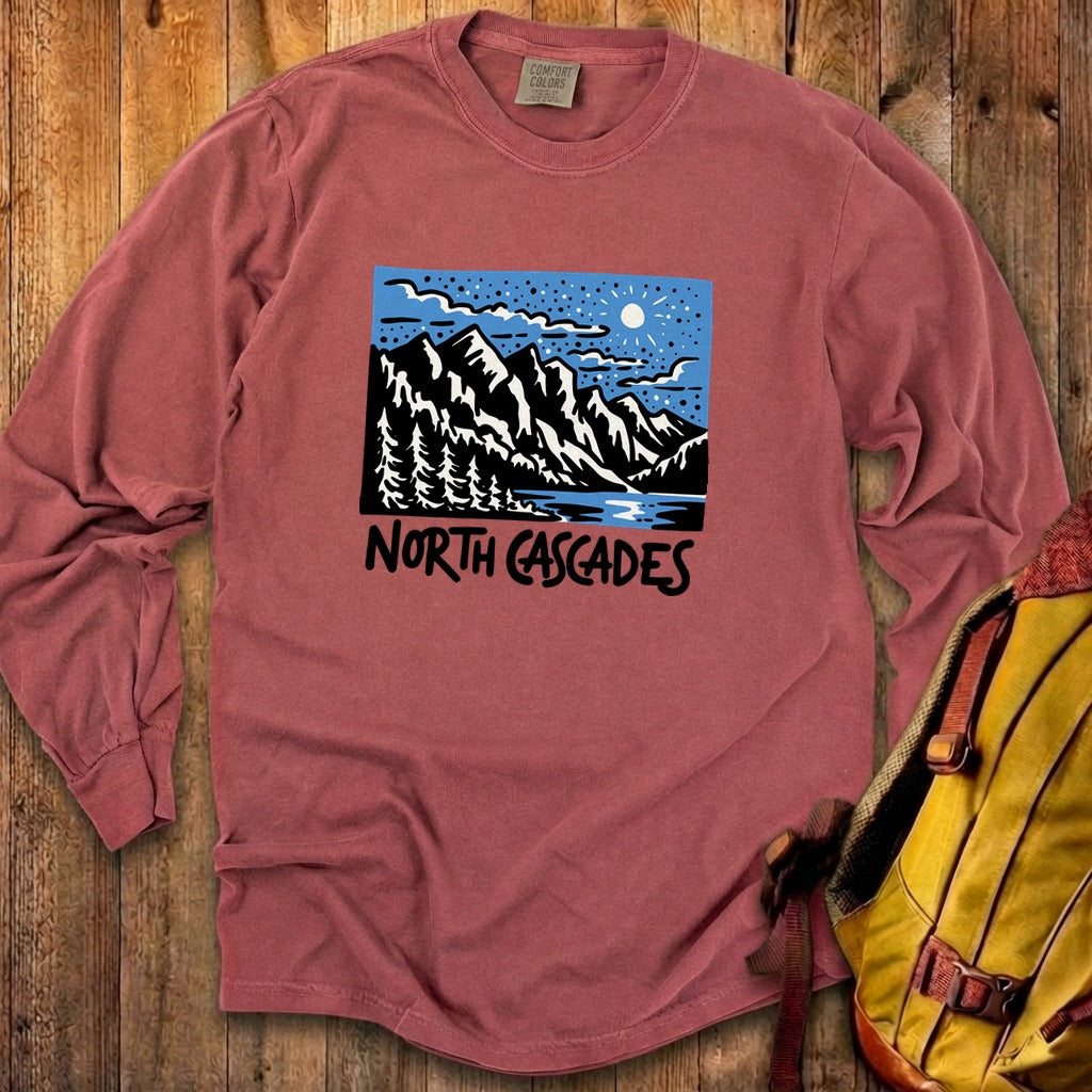 North Cascades at Night Premium Long Sleeve