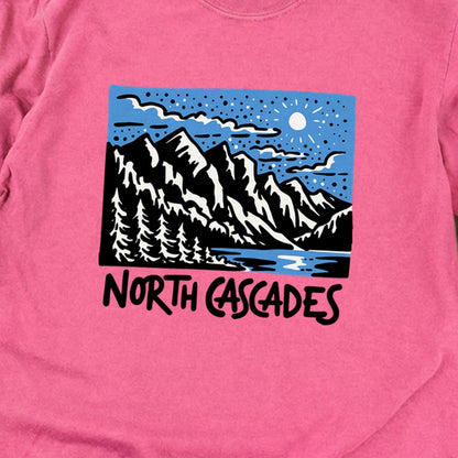 North Cascades at Night Premium Long Sleeve