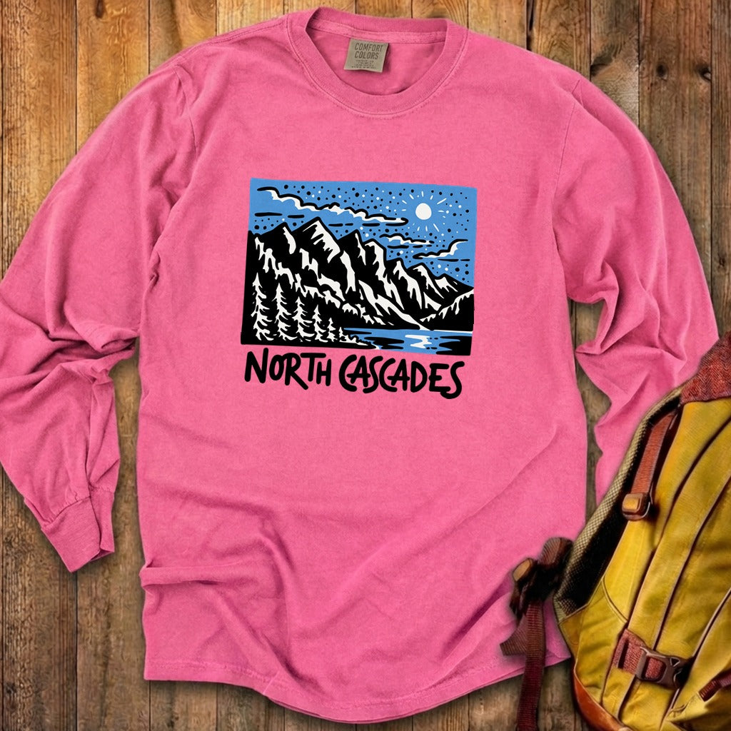 North Cascades at Night Premium Long Sleeve