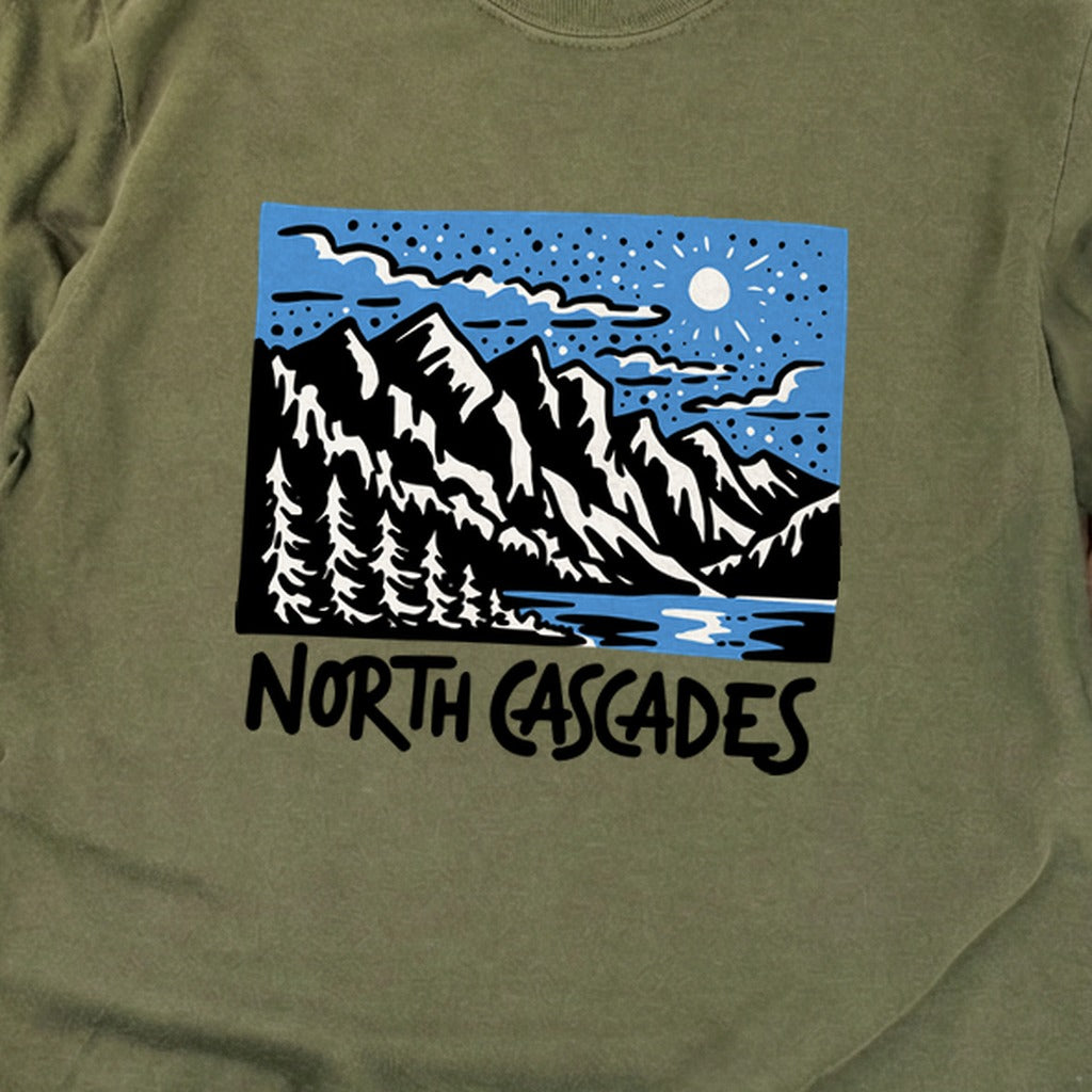 North Cascades at Night Premium Long Sleeve