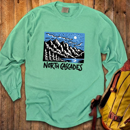 North Cascades at Night Premium Long Sleeve