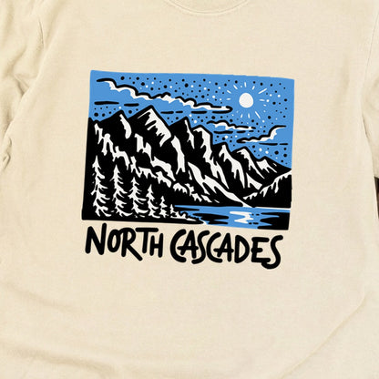North Cascades at Night Premium Long Sleeve