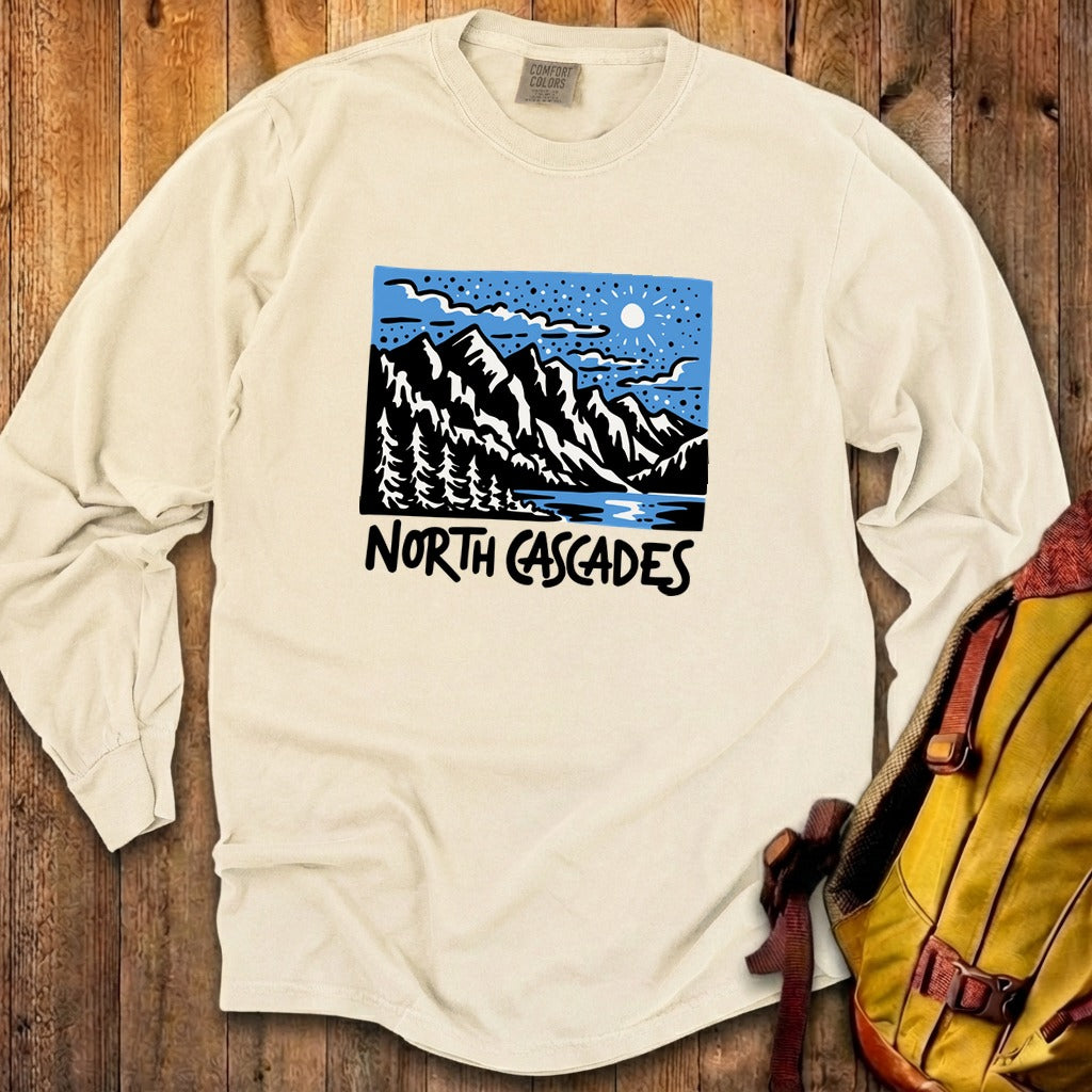 North Cascades at Night Premium Long Sleeve