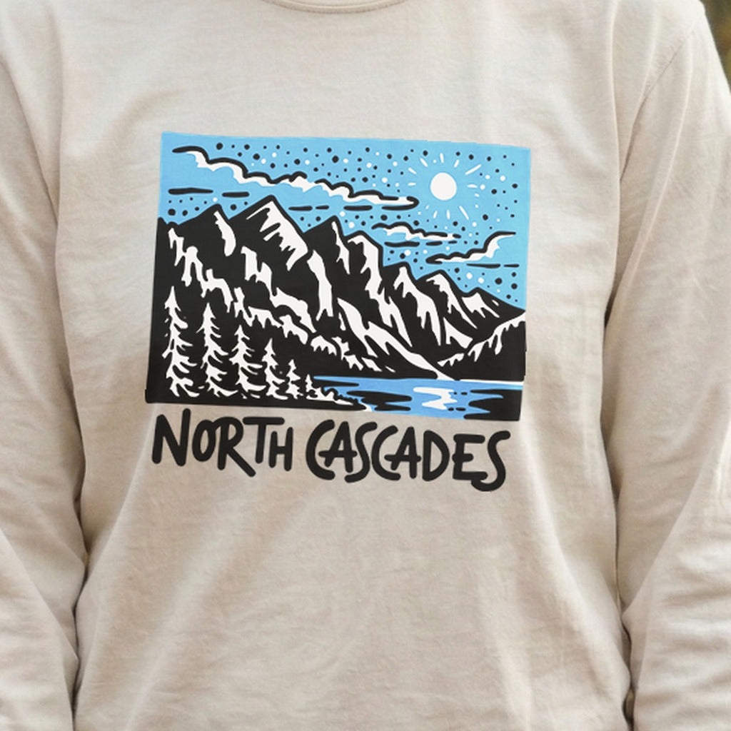 North Cascades at Night Premium Long Sleeve