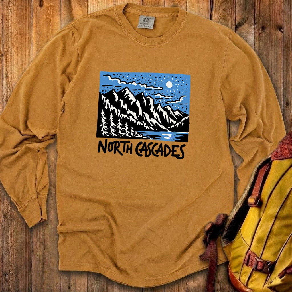 North Cascades at Night Premium Long Sleeve