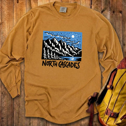 North Cascades at Night Premium Long Sleeve