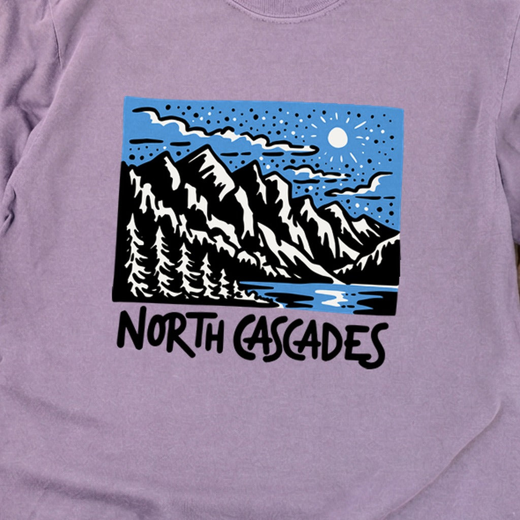 North Cascades at Night Premium Long Sleeve