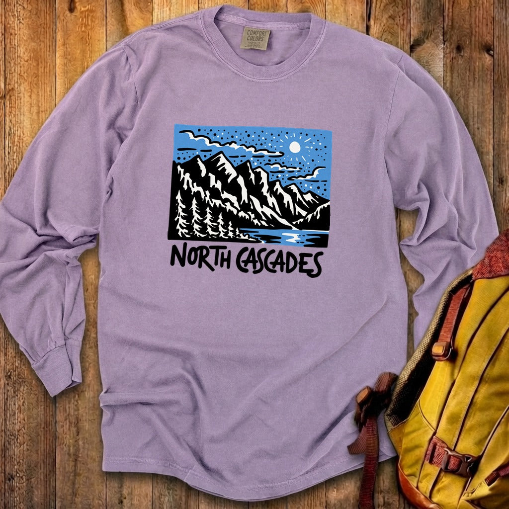 North Cascades at Night Premium Long Sleeve