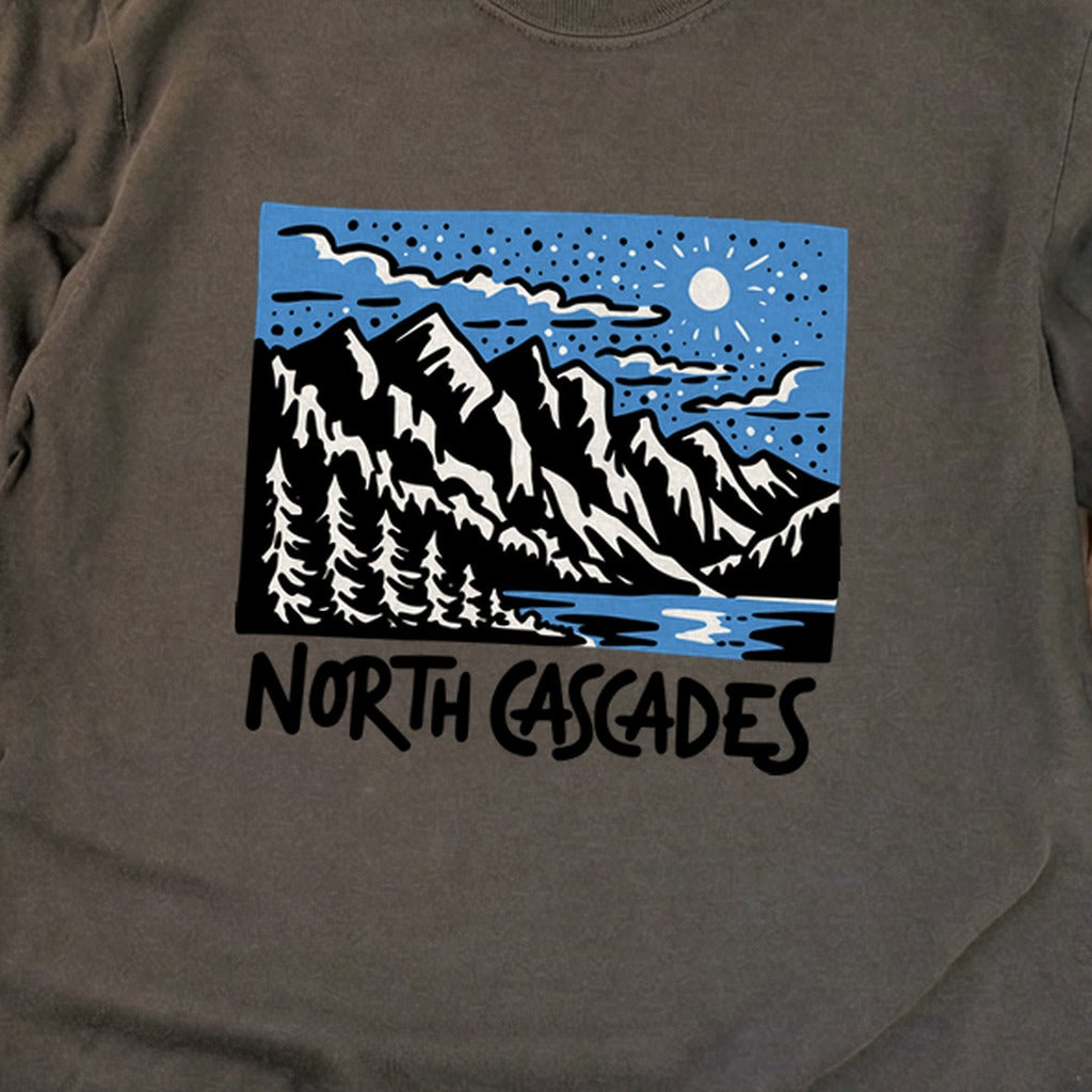 North Cascades at Night Premium Long Sleeve
