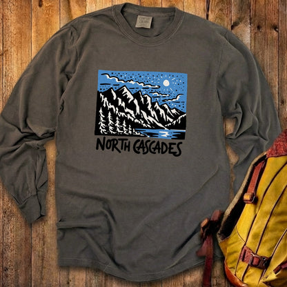 North Cascades at Night Premium Long Sleeve