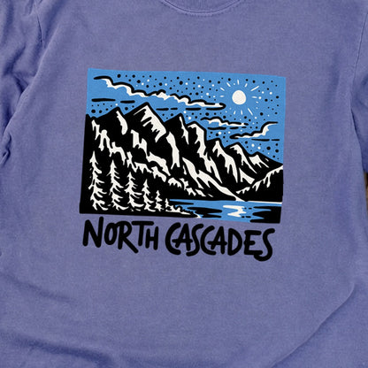 North Cascades at Night Premium Long Sleeve