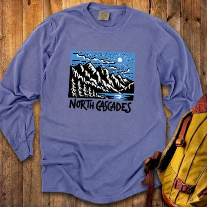 North Cascades at Night Premium Long Sleeve
