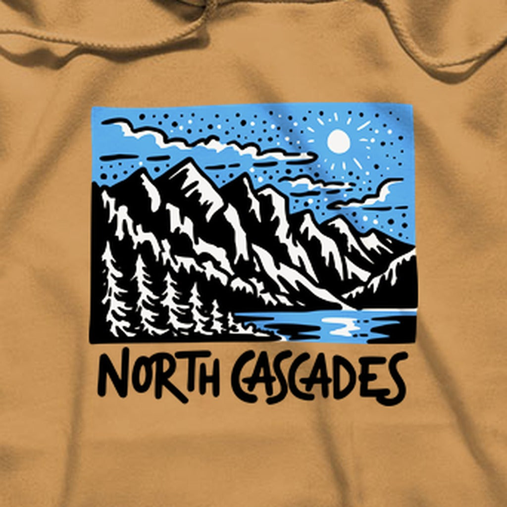 North Cascades at Night Hoodie