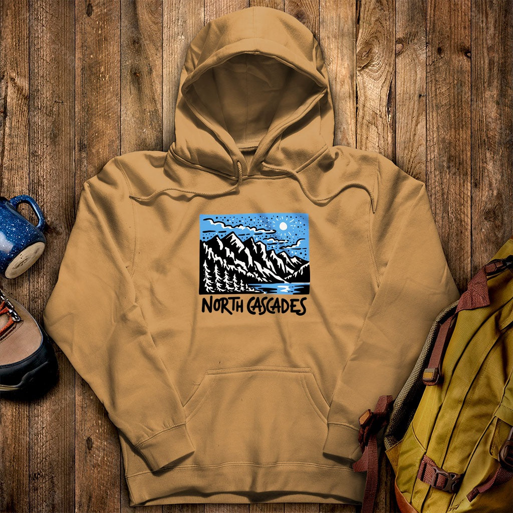 North Cascades at Night Hoodie