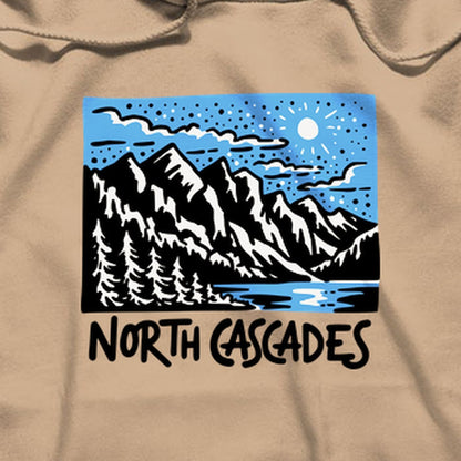 North Cascades at Night Hoodie
