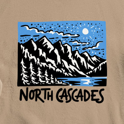 North Cascades at Night Crewneck Sweatshirt