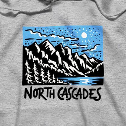 North Cascades at Night Hoodie