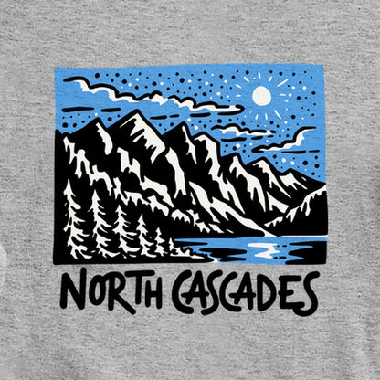 North Cascades at Night Crewneck Sweatshirt