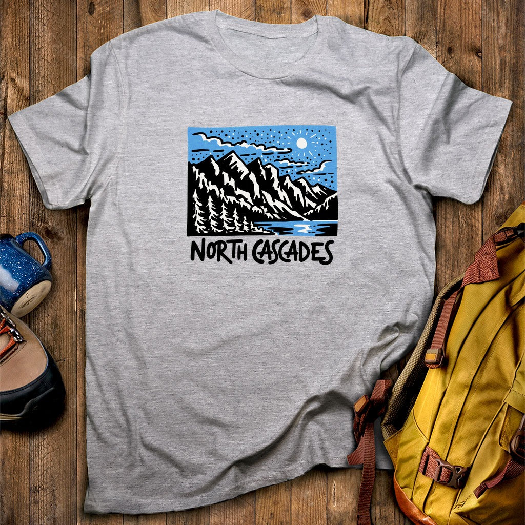 North Cascades at Night T-Shirt