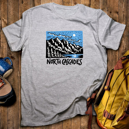North Cascades at Night T-Shirt