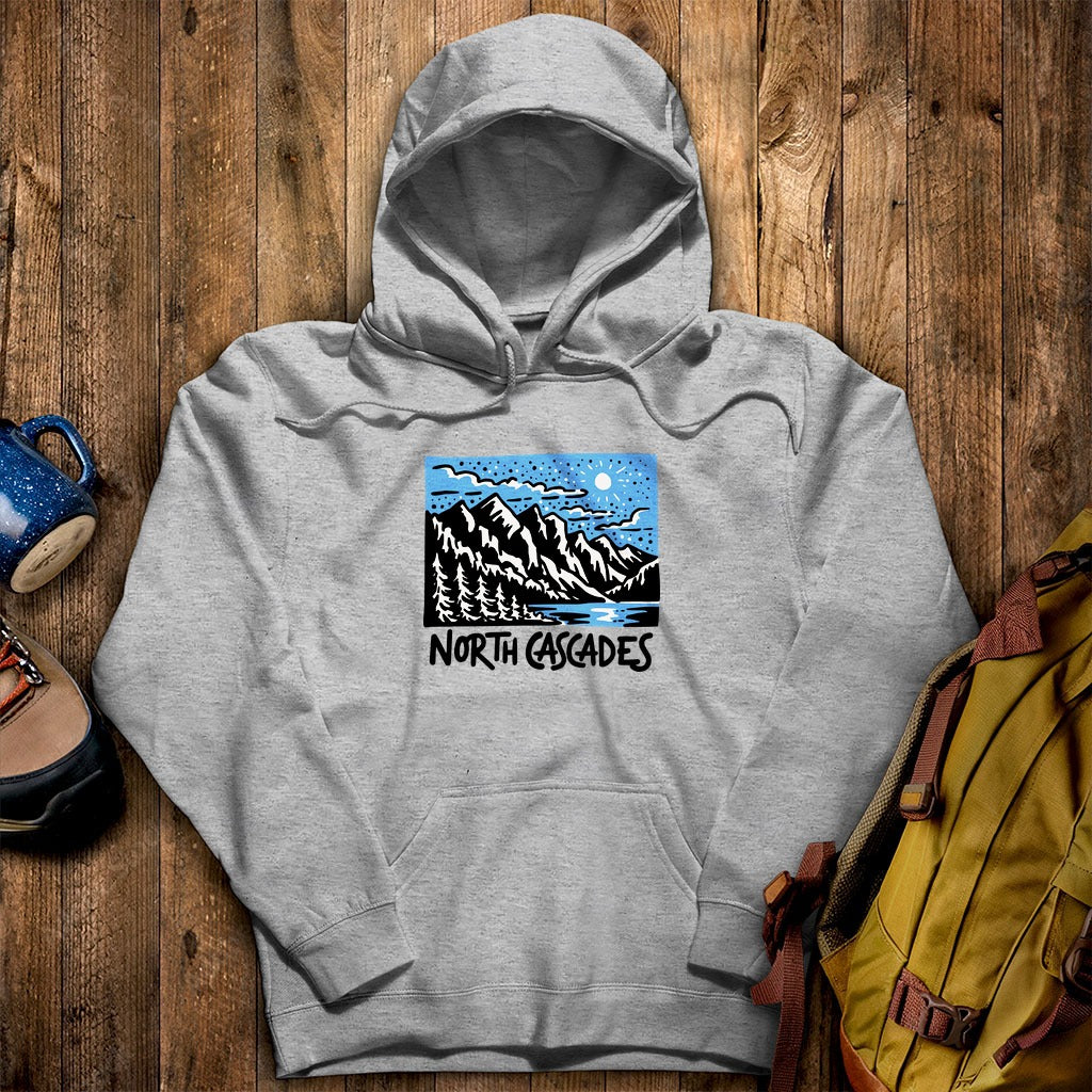 North Cascades at Night Hoodie
