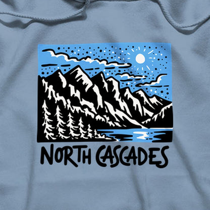 North Cascades at Night Hoodie